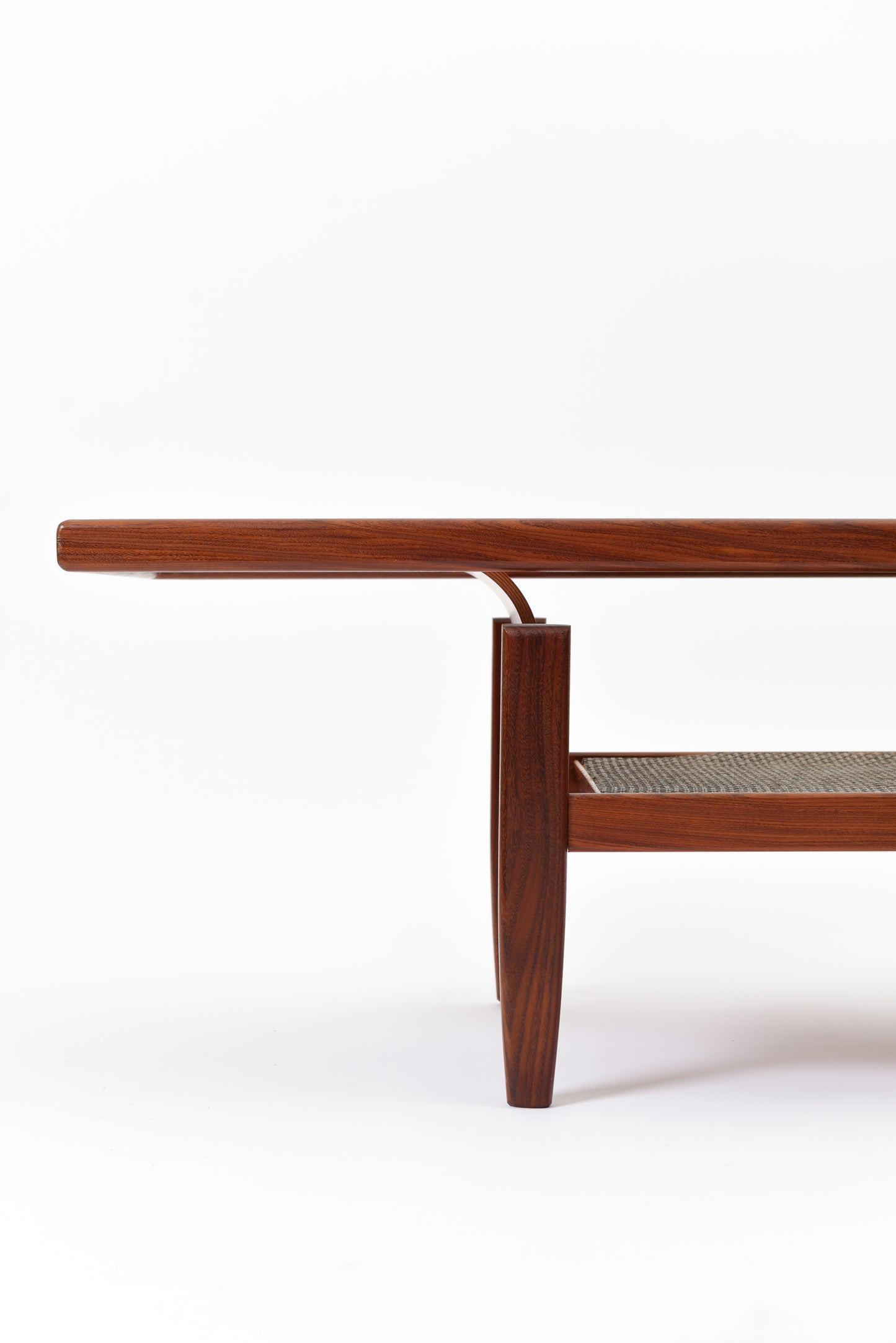 Mid-Century Coffee Table- Bent Teak Wood