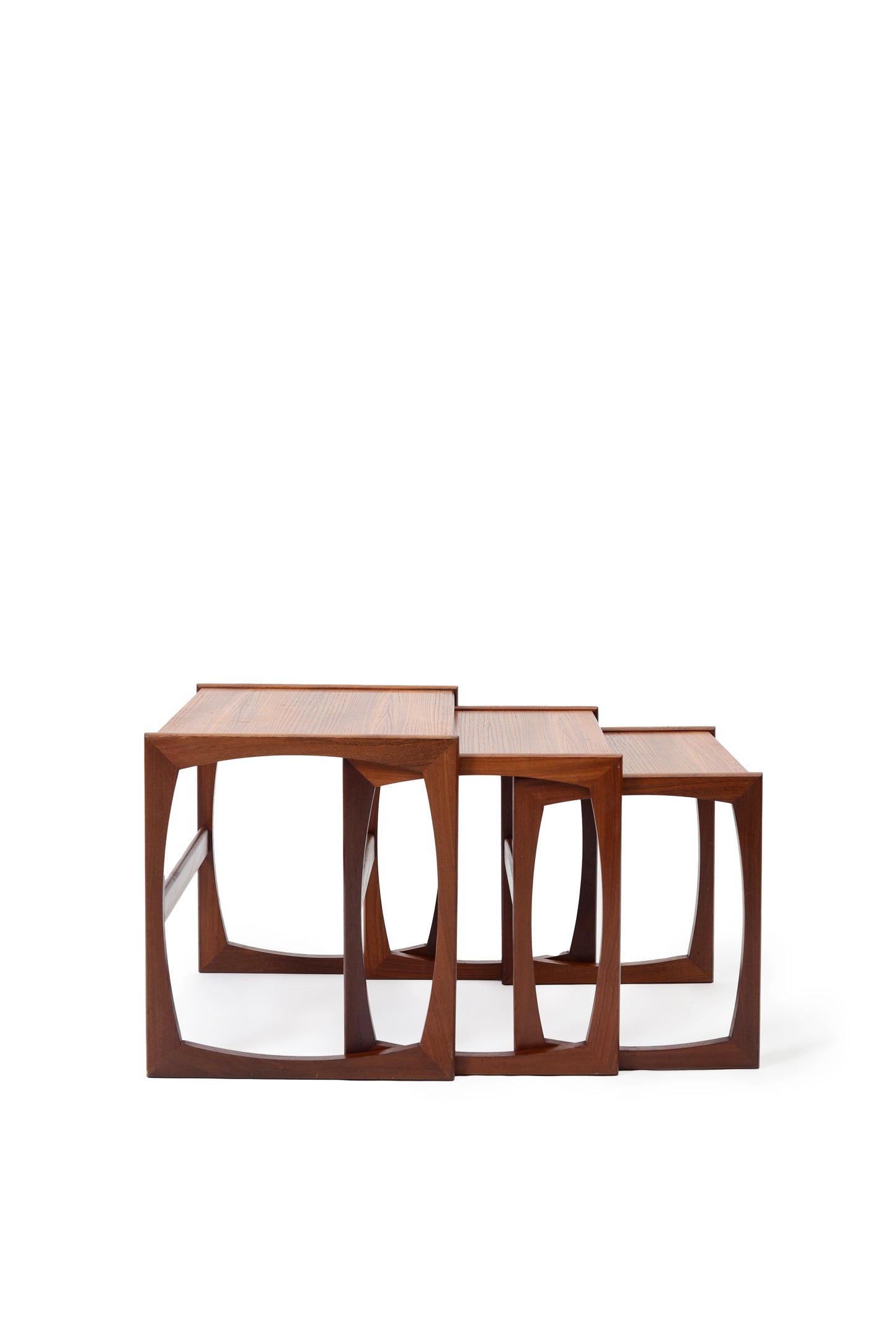 Mid-Century Nesting Coffee Tables - Teak Wood