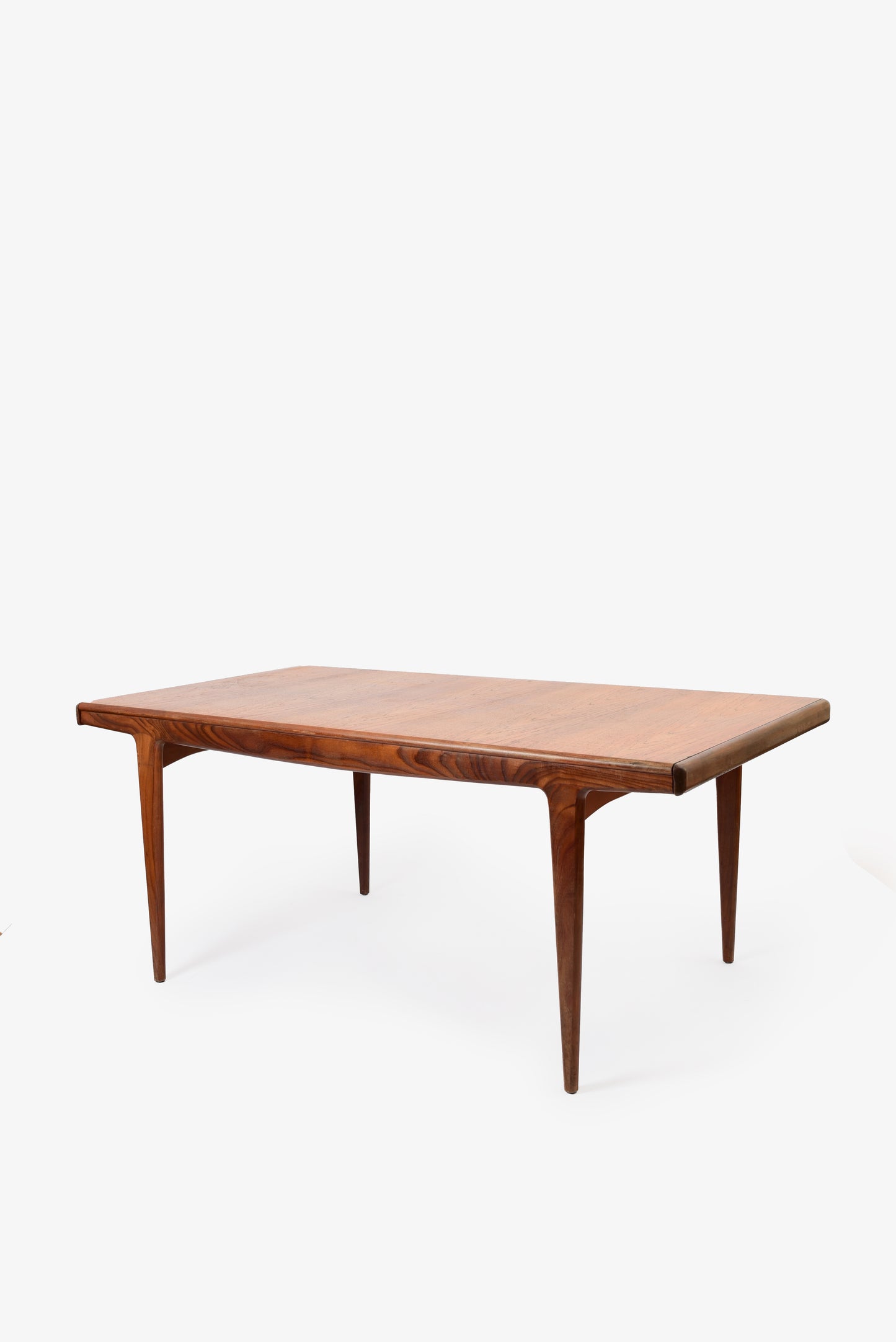 Midcentury Teak Dining Table With Extensions By Niels Møller, Denmark, 1950s