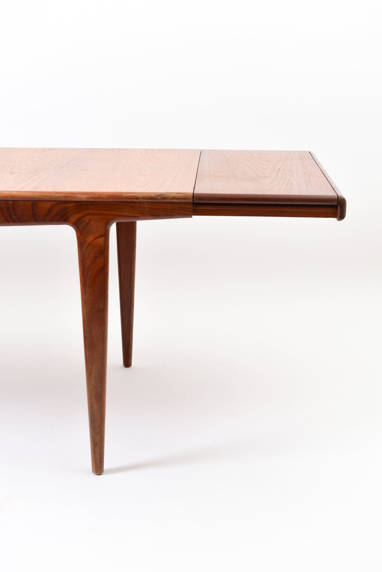 Midcentury Teak Dining Table With Extensions By Niels Møller, Denmark, 1950s