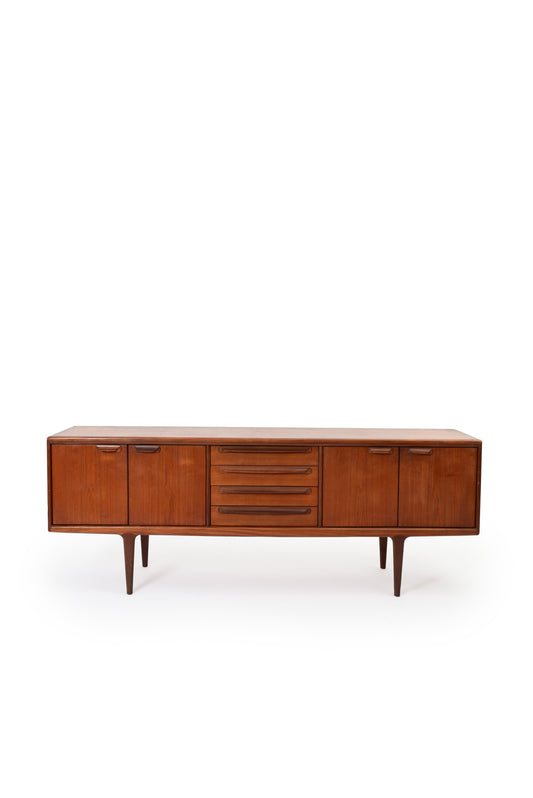 Mid-Century Spacious Sideboard-Teak Wood by John Herbert