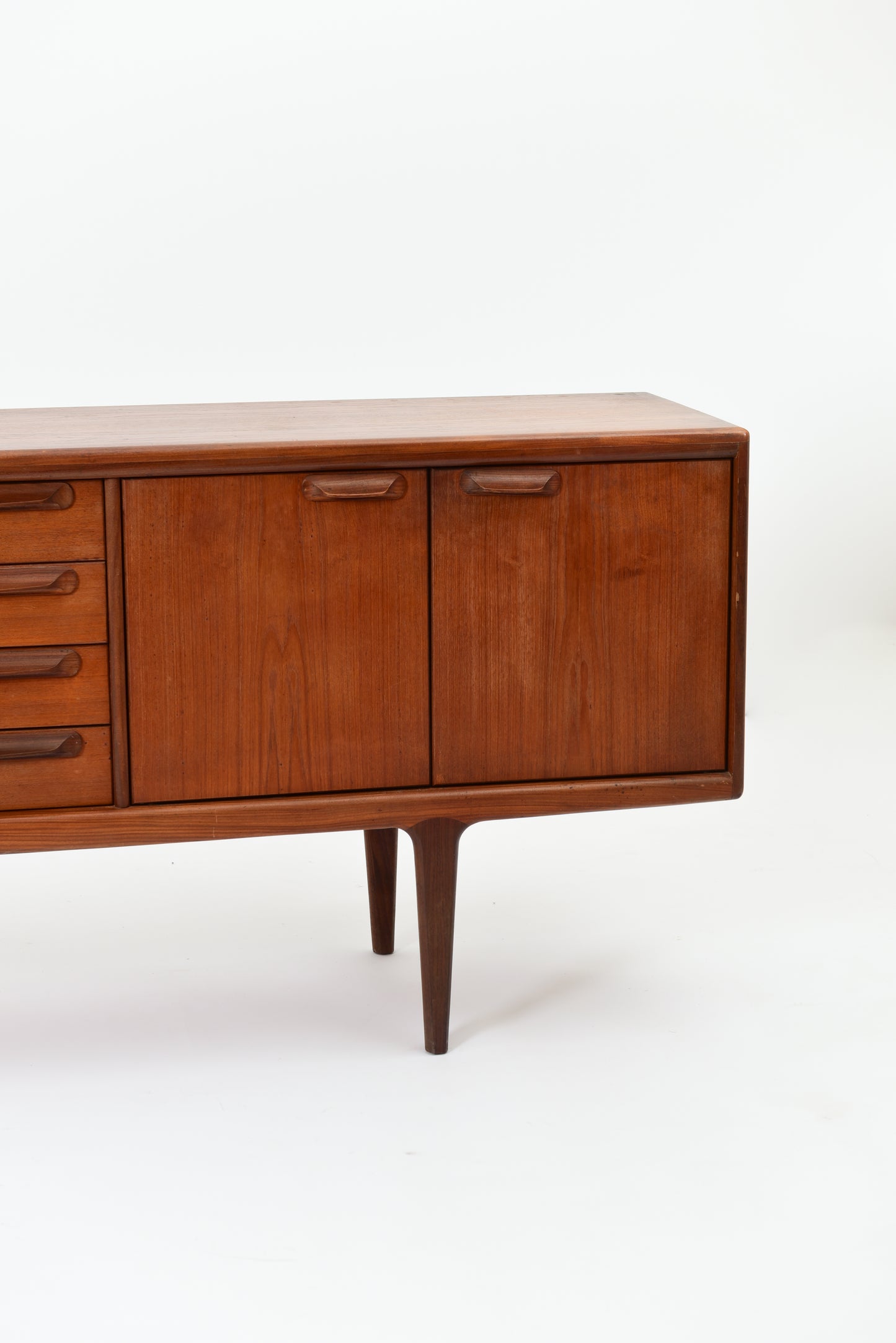 Mid-Century Spacious Sideboard-Teak Wood by John Herbert