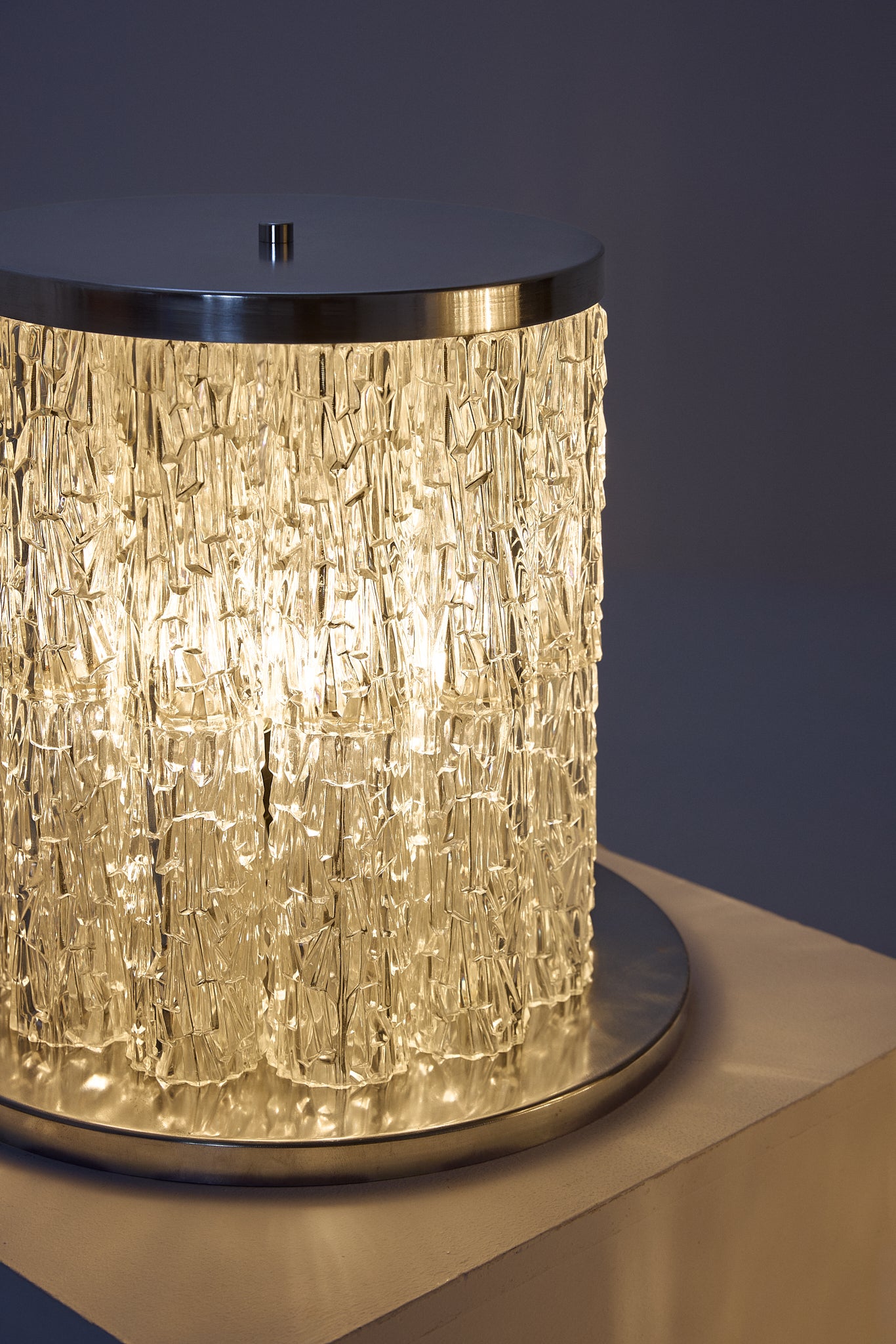 Set of 2 Amber Tronchi Lamp