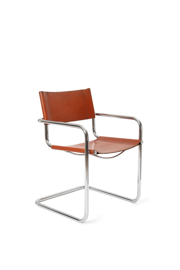 Scaun Vintage Bauhaus Piele Maro MG5 Marcel Breuer