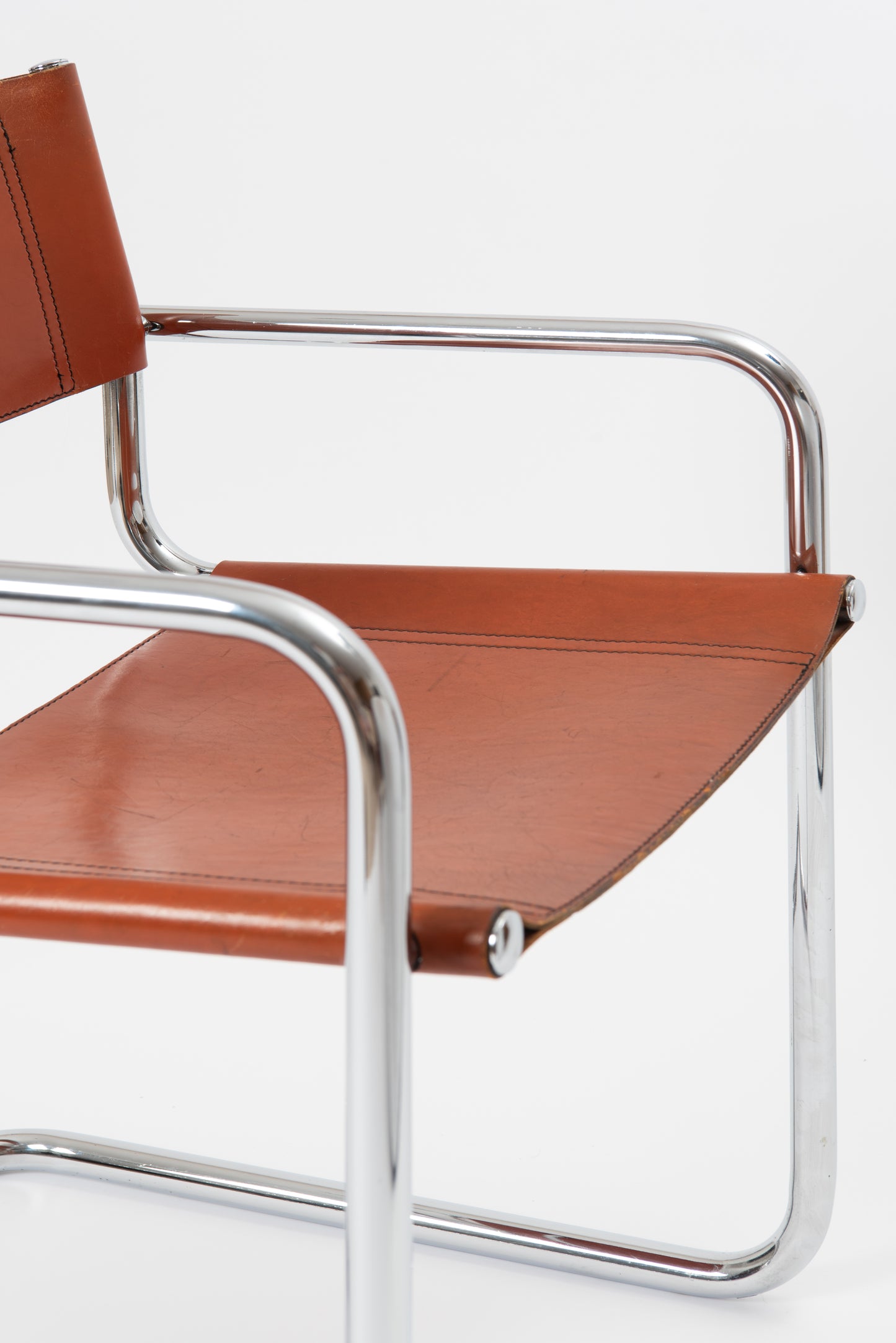 Bauhaus Chair Cognac Leather MG5 Marcel Breuer’s chair