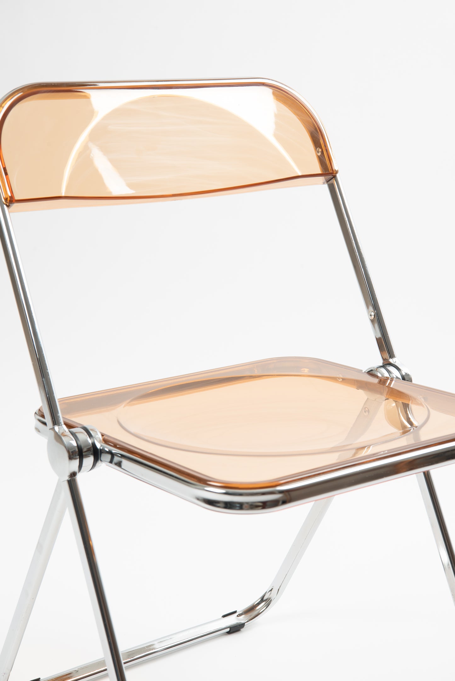 Plia Orange Chair in style of Giancarlo Piretti